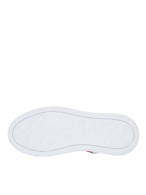 Sneakers alte in pelle CALVIN KLEIN | YW0YW00691BIANCO-ROSA